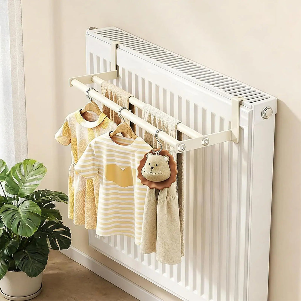 Varal de Roupas Montado na Parede, Suporte para Toalhas de Alta Resistência, Economizador de Espaço, Varal de Roupas para Quarto e Closet