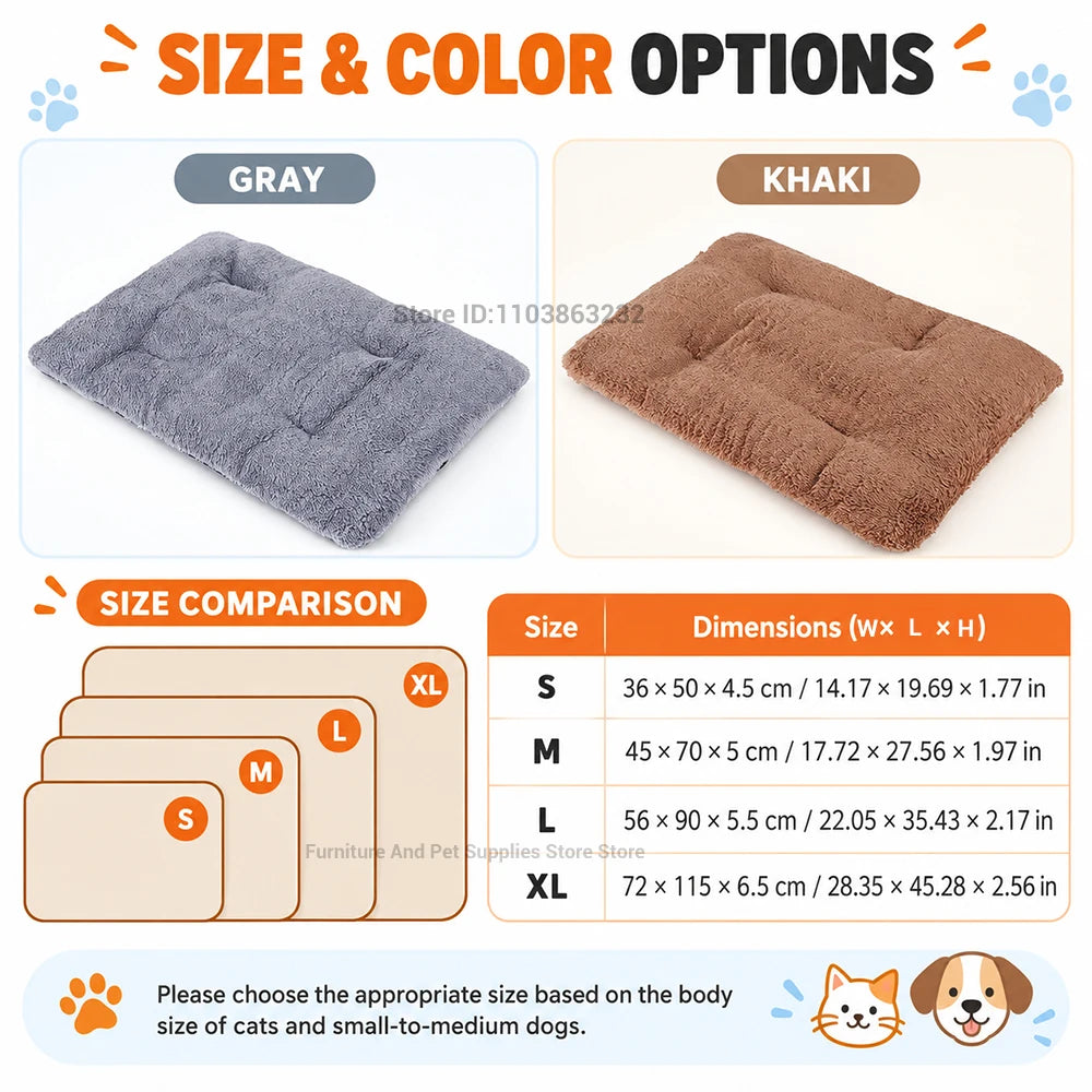 Tapete Auto-Aquecedor para Animais de Estimação: Material de Retenção de Calor de Cinco Camadas, Lavável e Antiderrapante, para Cães e Gatos de Pequeno a Médio Porte