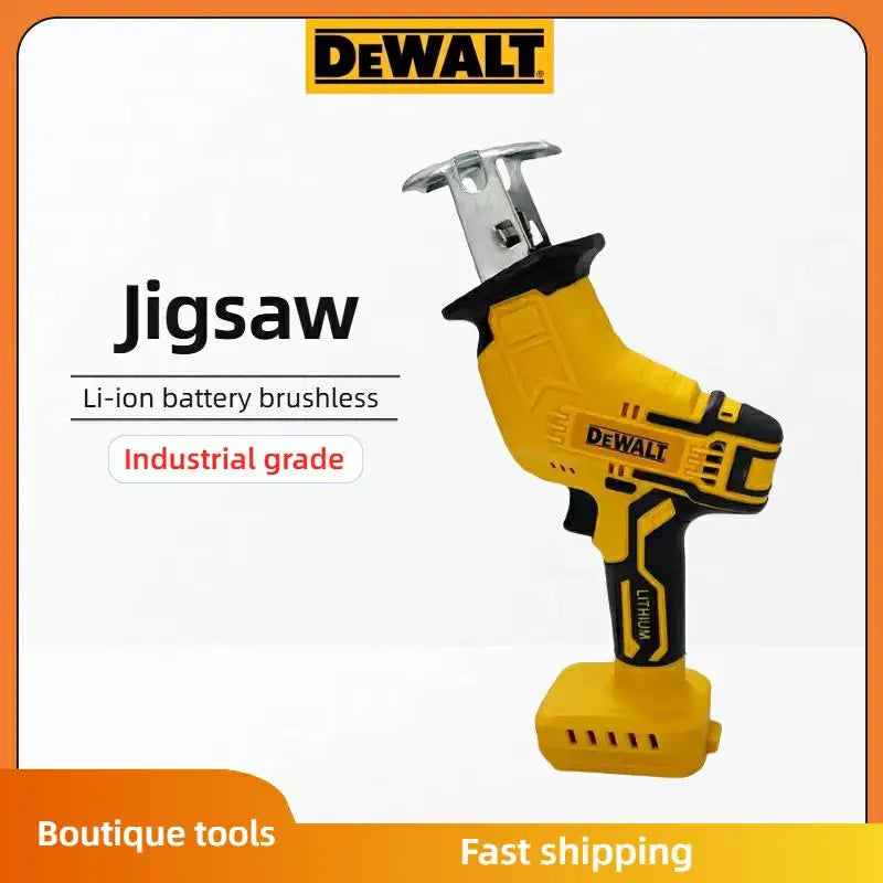 Serra Sabre Elétrica Dewalt 20V Sem Escovas: Serra Multifuncional com Motor Potente para Corte de Metal, Madeira e Tubos