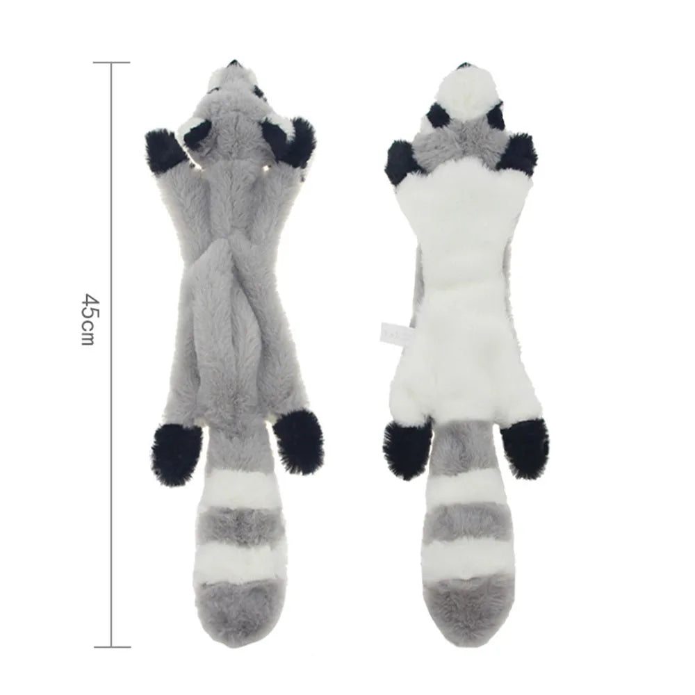 Engraçado animal simulado sem recheio brinquedo do cão com rangidos durável stuffingless pelúcia estridente cão mastigar brinquedo crinkle pet rangido brinquedo