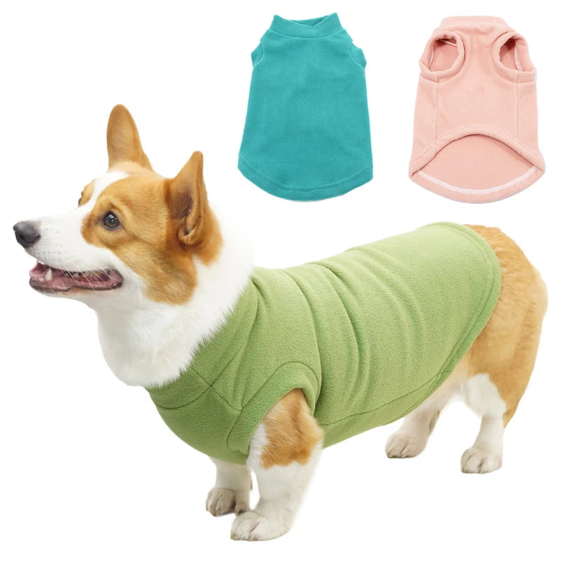 Lã quente corgi cão hoodie undercoat inverno roupas para animais de estimação pequeno médio cães francês bulldog terrier pulôver maschas camisola
