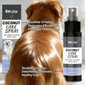Spray de Cuidado para Animais de Estimação com Coco, Nutre o Pelo, Melhora a Textura do Pelo, Aumenta o Brilho, Elimina Odores, Fragrância Persistente, Spray de Higiene para Animais