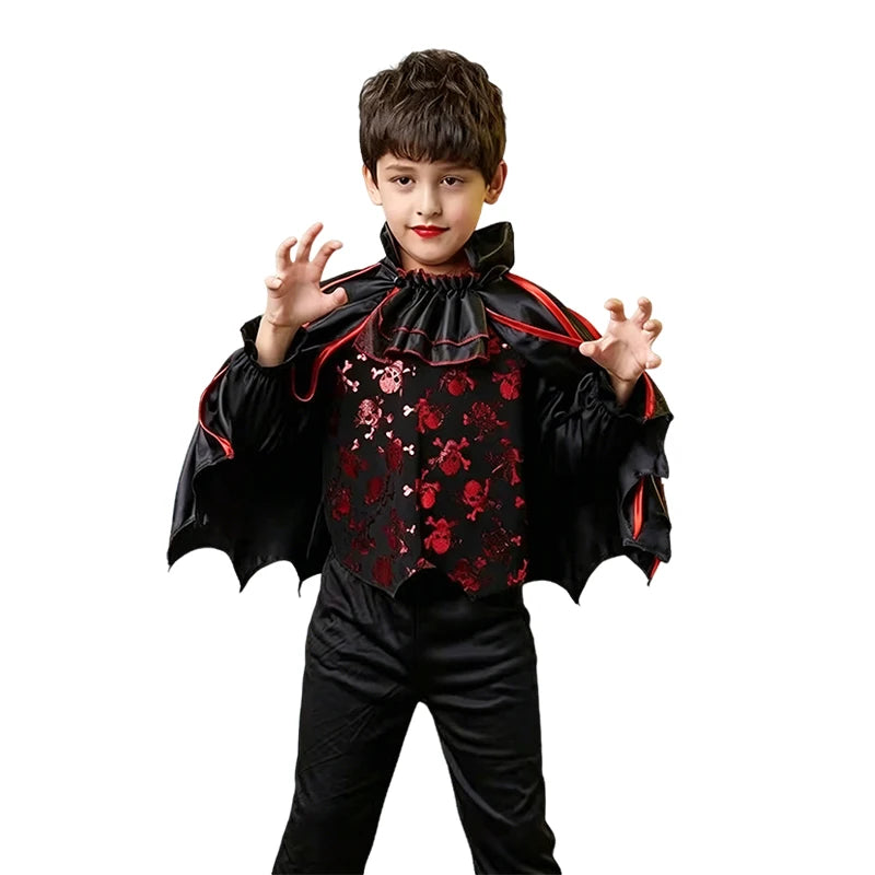 Fantasia de Halloween para Crianças, Vários Estilos: Bruxa, Vampiro, Morcego, Fada, Abóbora, Traje para Meninos e Meninas, Festa de Férias