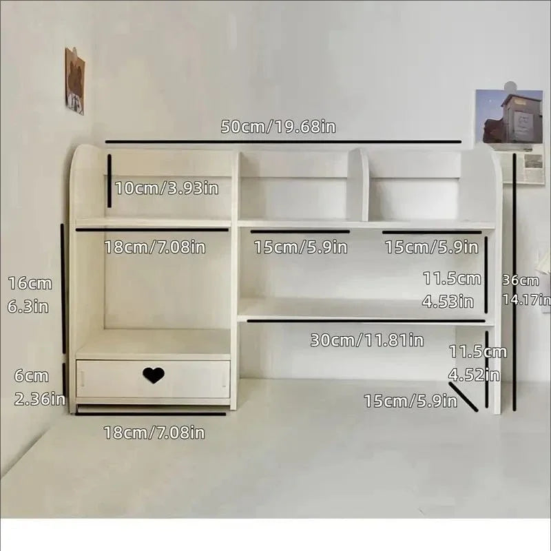 Organizador de papelaria de dupla camada, acessórios de mesa de escritório, organizador de armazenamento, material escolar, prateleira de armazenamento