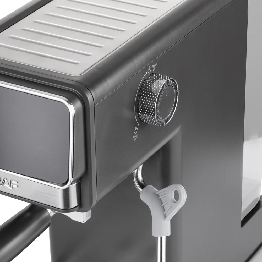 Máquina de café expresso para uso doméstico, extração de alta pressão, máquina de café com espuma de leite a vapor