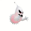 Fantasma Branco Inflável Assustador de Halloween, Decoração Externa Iluminada, Decoração Assustadora para Festa no Jardim, Interior, Quintal, Festa Única