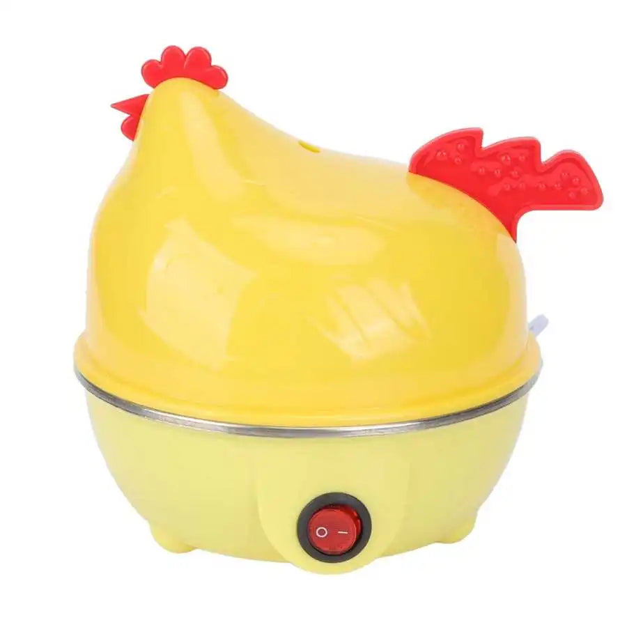 Fogão de Ovos Elétrico com Capacidade de 7 Ovos, Desligamento Automático, Mini Pequeno Almoço, Caldeira Rápida de Ovos, 350W