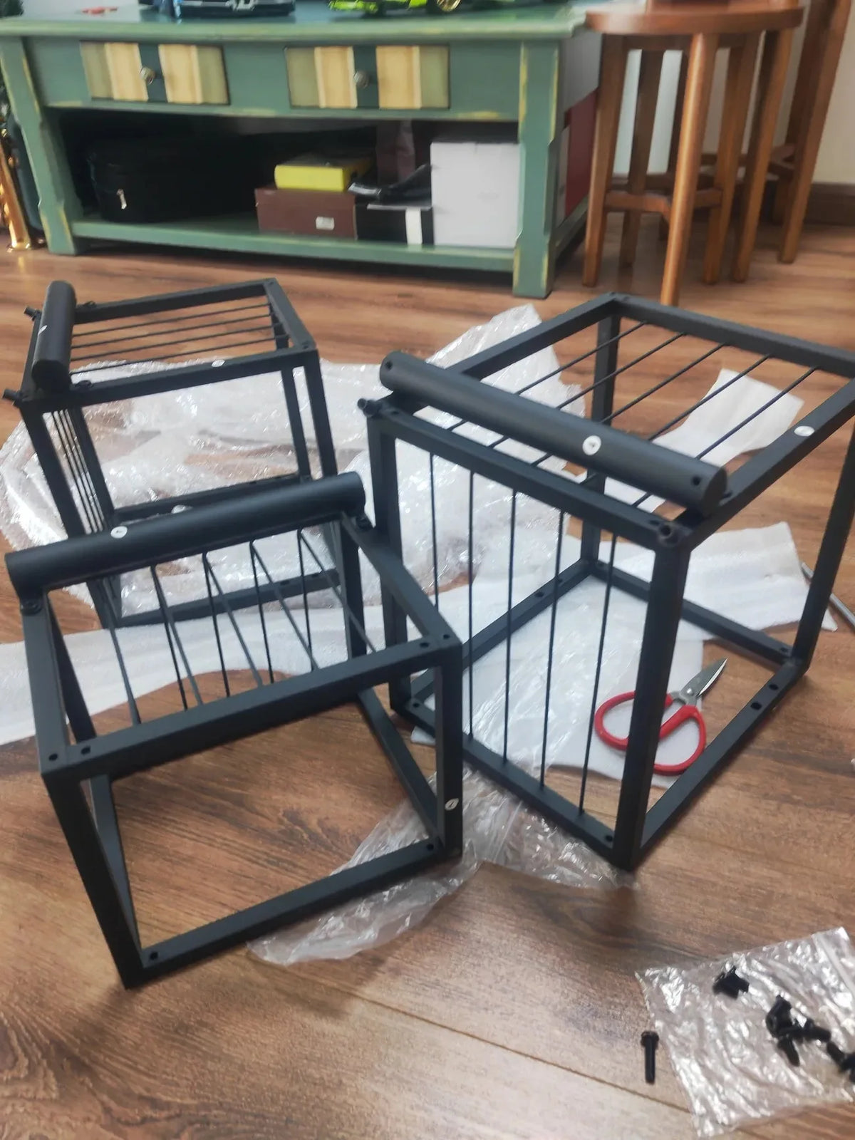 Decoração moderna para sala de estar, prateleira de arte em ferro, escritório, estudo, estante, armazenamento multicamadas para organizar livros e decorações
