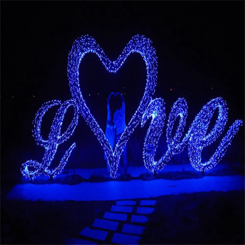 Luzes de natal 5m 10m 20m 30m 50m 100m led string luz de fadas 8 modos luzes de natal para pátio festa de casamento luzes do feriado