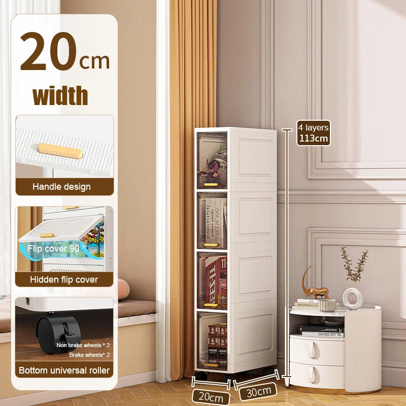 maverawhite amingoldable armário de armazenamento organizador do banheiro fino armário organizador rack despensa armário armazenamento