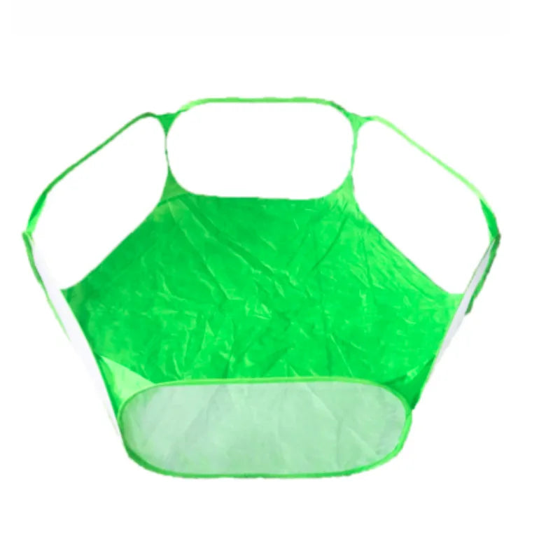 Transparente portátil pet gaiola tenda cão gato cercadinho aberto dobrável quintal cerca para hamster coelho cobaia pequena gaiola para animais de estimação