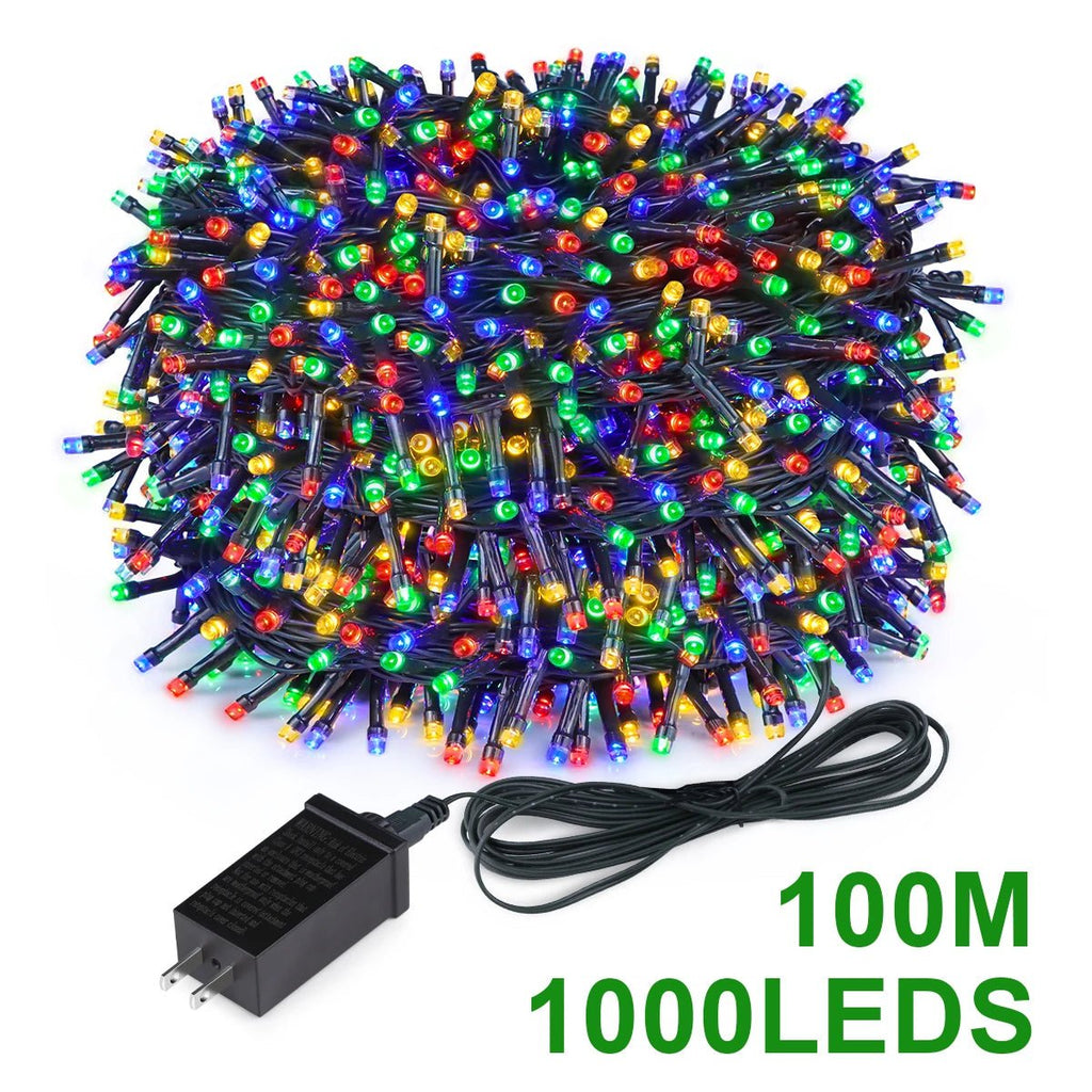 2025 decoração de ano novo led luz de natal branco/quente/rgb à prova dwaterproof água luzes da corda de fadas para cortina iluminação festa de casamento
