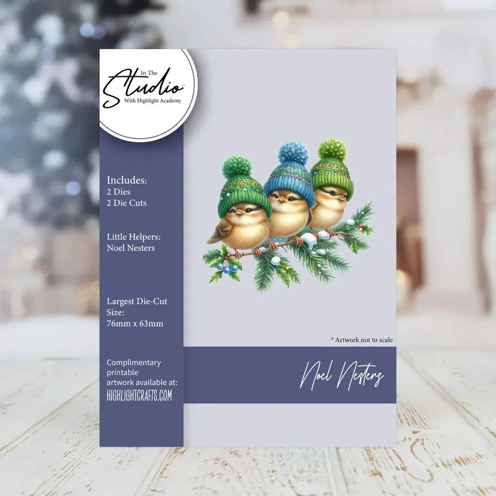 Cortador de Metal e Estêncil para Papel DIY de Álbum de Fotos com Temas de Natal: Brilho Cintilante, Confetes, Raminhos e Bagas
