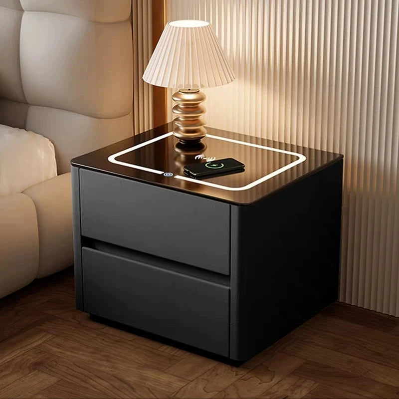 Mesa de Cabeceira Inteligente com Armazenamento para Quarto - Móveis para Casa