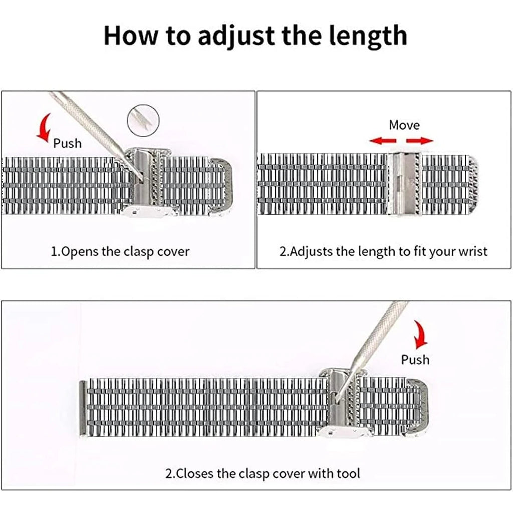Stainless Steel Watchband For Amazfit T-Rex 3/2 Metal Strap For Amazfit T Rex/2Ulrtra Wrist Band for amazfit t-rex pro Bracelet