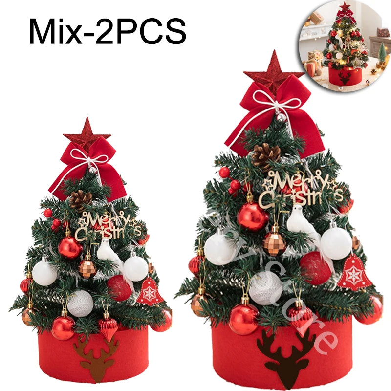 Árvore De Natal Artificial Para Casa, Decorações De Festa, Artesanato DIY, Presente Das Crianças, Quarto, Ano Novo, 20 cm, 45 cm, 60cm