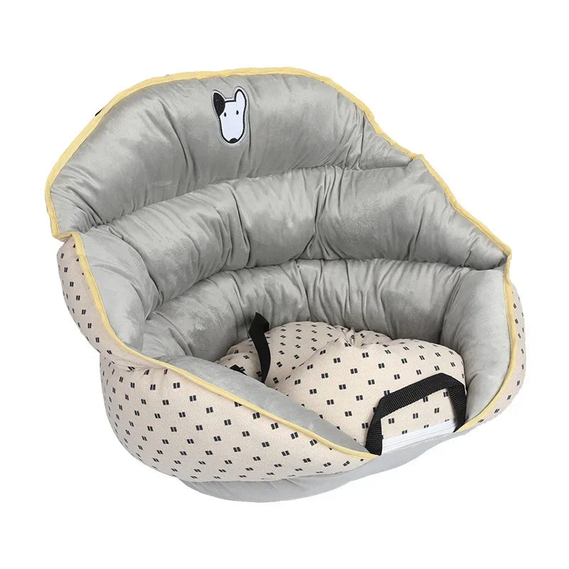 Assentos de carro para cães de viagem, céu estrelado azul, para cães pequenos e médios, capa de cama para transportar animais de estimação, produtos confortáveis e quentes para animais de estimação Kasa & Pet