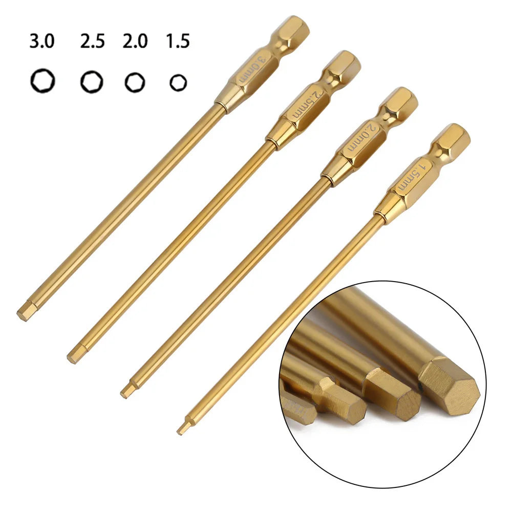 Mini conjunto de chave de fenda elétrica sem fio com bits para crawlers 1/18 1/24 RC