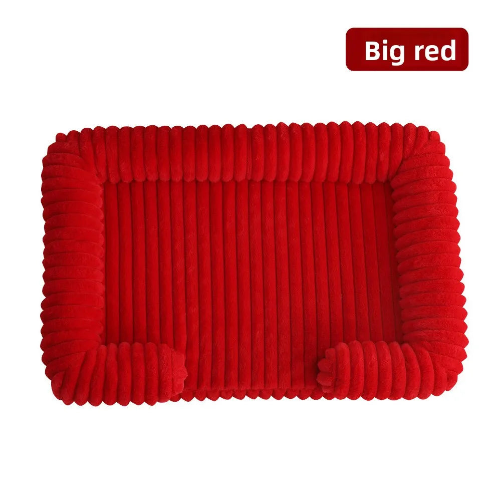 Cama para Cães de Inverno, Cama Quente para Filhotes, Sofá para Animais de Estimação, Tapete para Gatos Pequenos, Suprimentos para Pets, Cestas Grandes, Camas para Cães de Porte Médio, Casinha Grande para Cães
