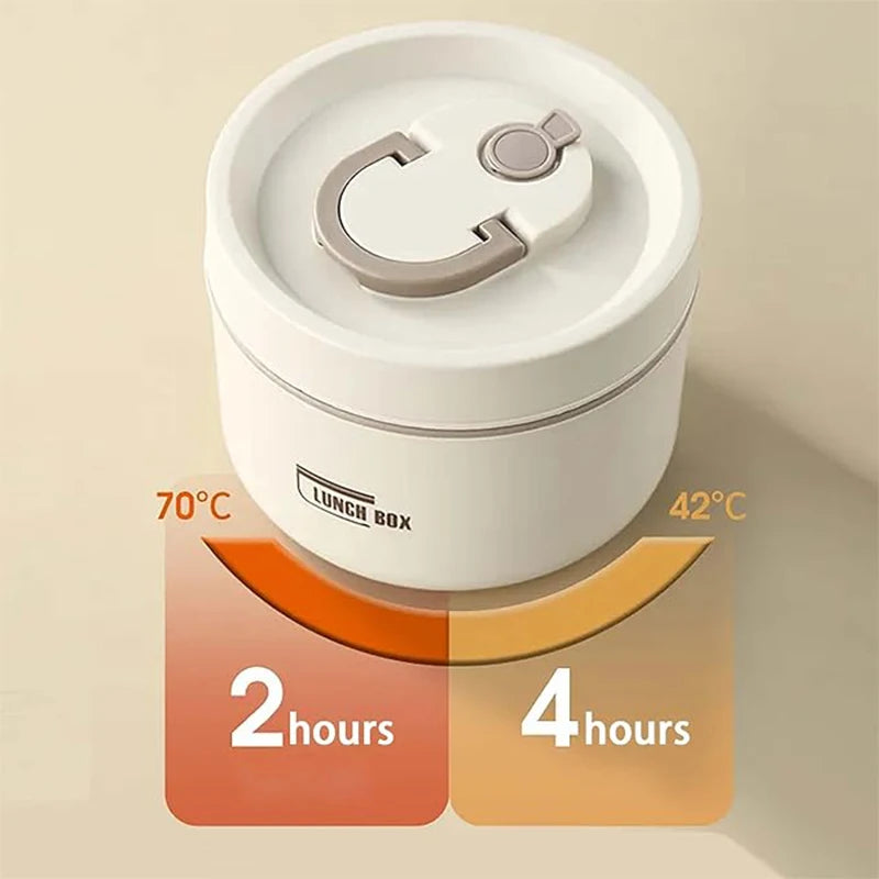 Conjunto de recipiente de almoço de comida isolado portátil com lancheira térmica 3 recipientes de almoço empilháveis separados para crianças adultas