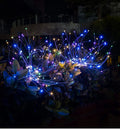 Luzes de Fogos de Artifício LED Solares para Decoração de Jardim, Luzes de Fada à Prova d'Água, Lâmpada de Dente-de-Leão para Decoração de Jardim e Paisagismo