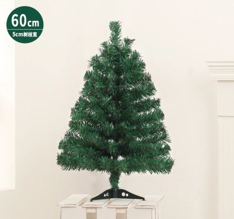 Mini árvore de Natal infantil decoração de casa 0,6 m DIY acessórios de decoração de Natal e ano novo