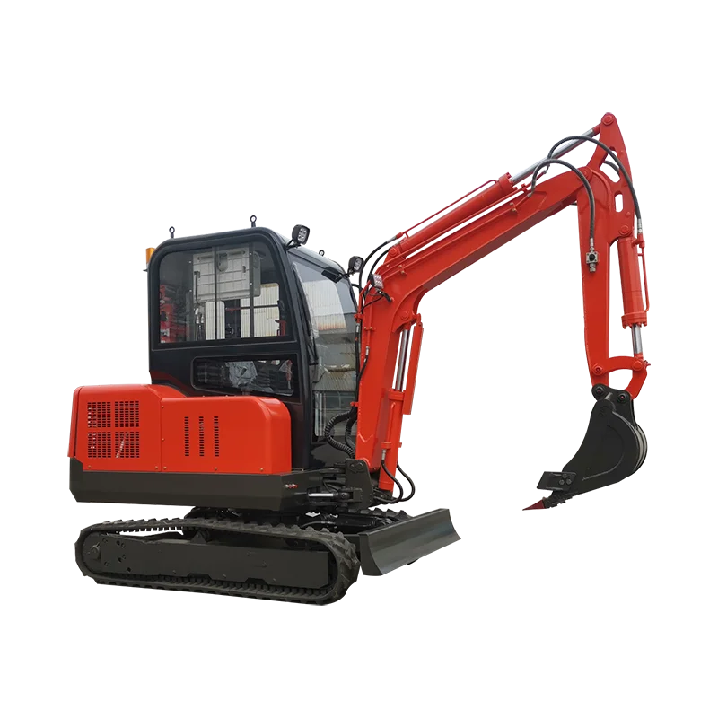 CE EPA SHANDONG Euro V Mini Escavadeiras de Esteiras 2,5 Ton 3 Ton com Bomba de Motor-Mini Bagger de Alto Desempenho para Venda