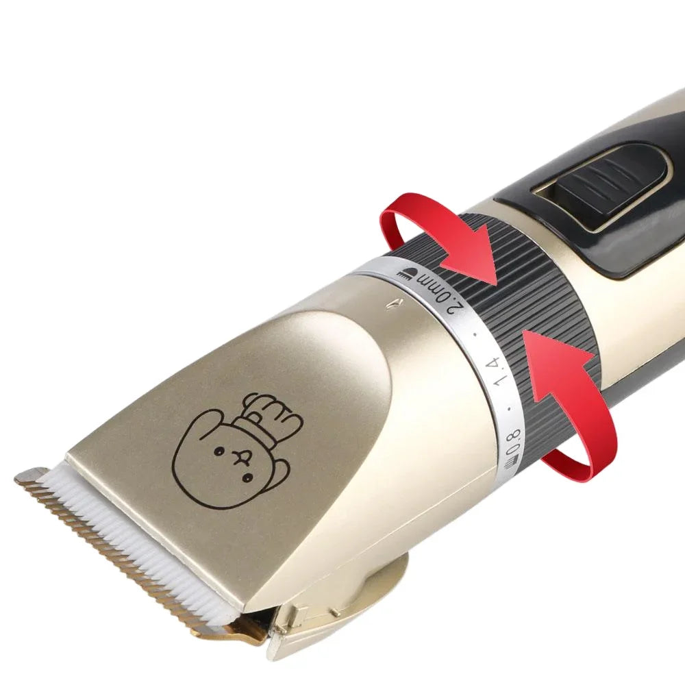Aparador elétrico para animais de estimação para barbear cães e gatos; aparador de pêlos de animais de estimação; barbeador elétrico de beleza.