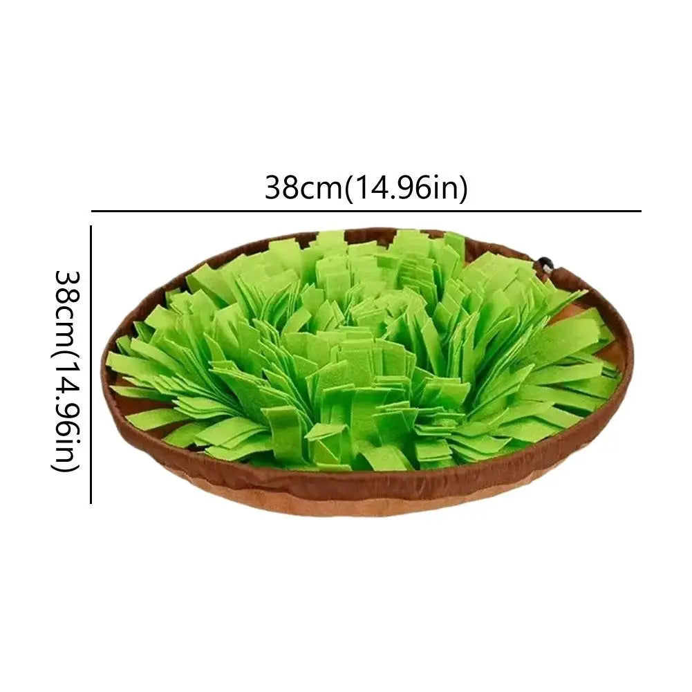 Tapete de busca para cães, jogo interativo de busca de alimentos, brinquedo em forma de tapete para alimentação lenta, ideal para o treino de cães, estimula as habilidades naturais de busca de alimentos.