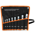 Conjunto de chave de soquete para válvula de chuveiro, 9/10 peças, aço carbono, encanador, chave tubular de ponta dupla para remoção de velas de ignição