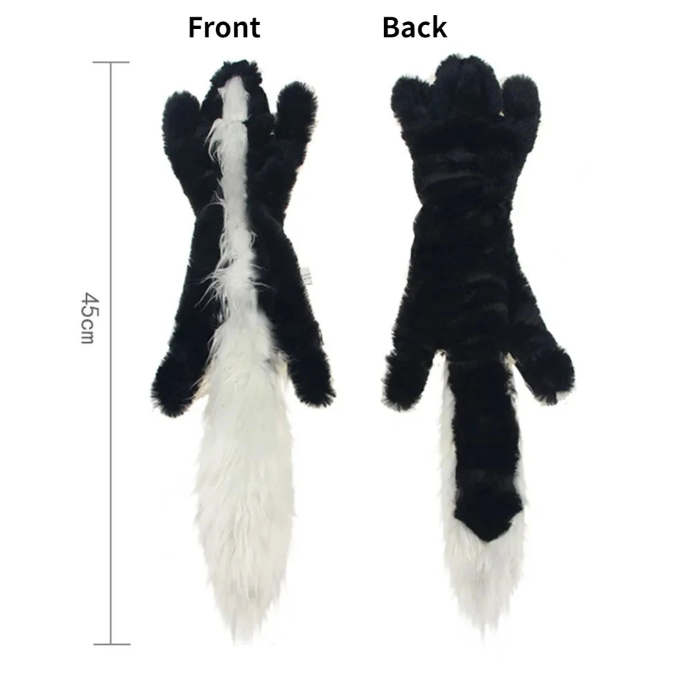 Engraçado animal simulado sem recheio brinquedo do cão com rangidos durável stuffingless pelúcia estridente cão mastigar brinquedo crinkle pet rangido brinquedo Kasa & Pet