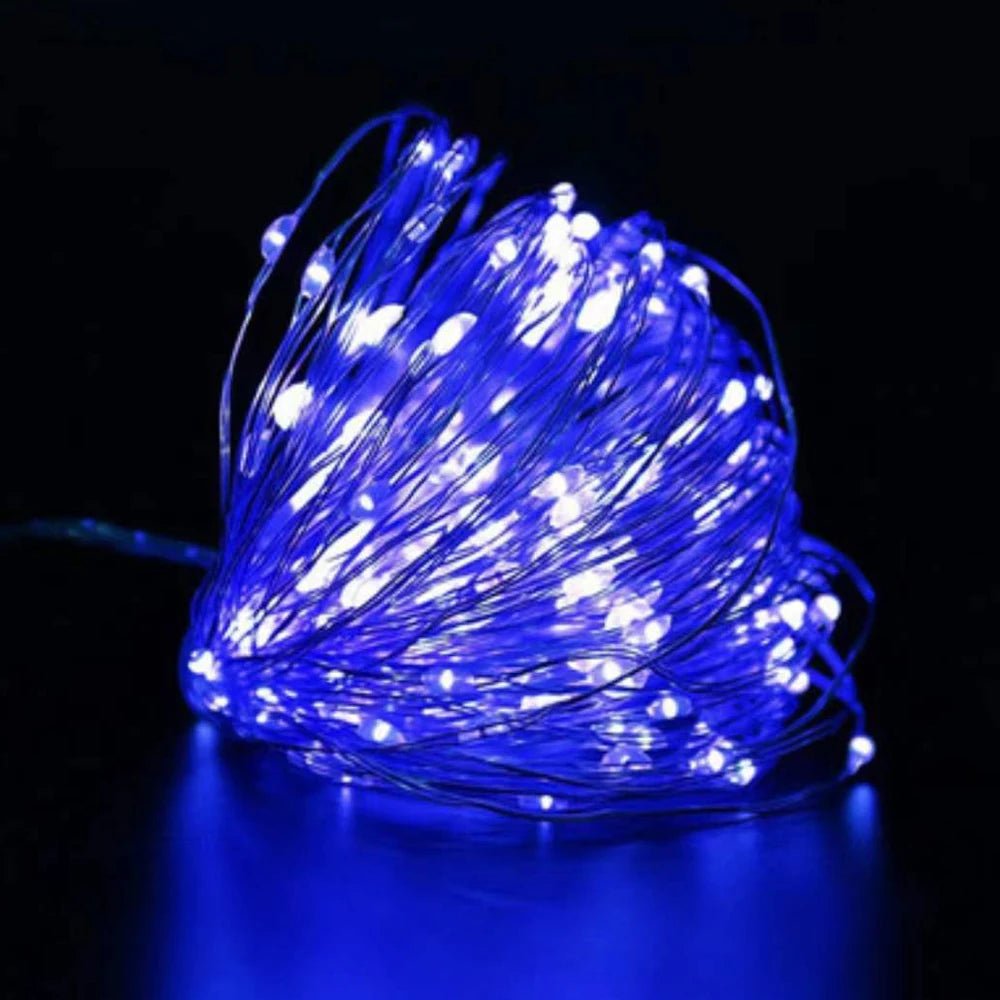 Outdoor LED Fairy Light String para o Natal, fio de cobre impermeável, decoração da guirlanda, casamento - Kasa & Pet