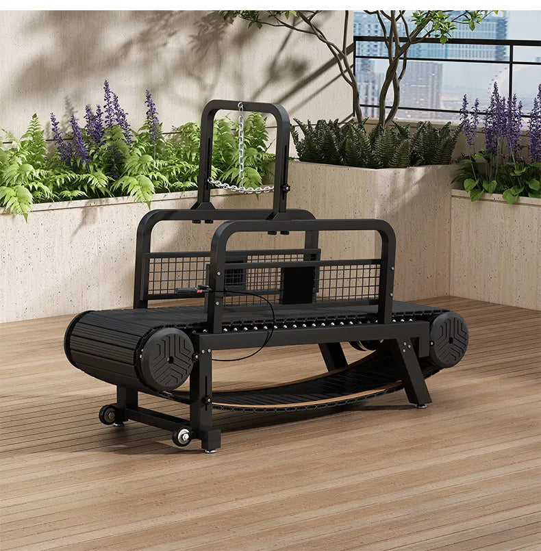 Esteira para Cães, Não Motorizada, Silenciosa, Suave, Ajustável, Equipamento de Treinamento para Pit Bulls com Freios e Velocímetro