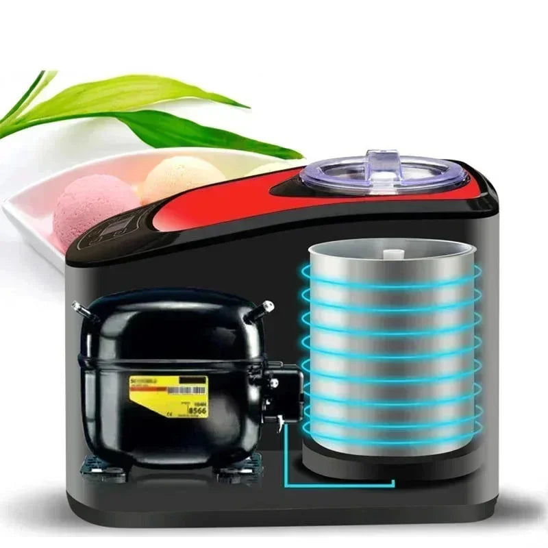 220v 140w inteligente automático comercial máquina de sorvete macio duro termostato ajustável manter frio máquina de gelato doméstico
