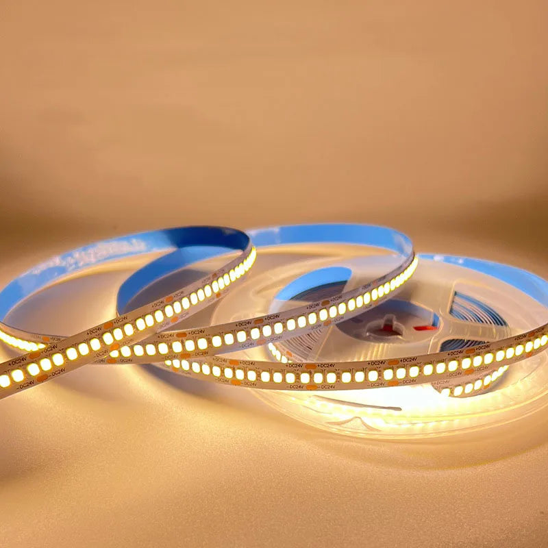 Fita de led amarela 2835 240leds/m 1200 leds dc12v 24v fita flexível ip65 ip67 à prova d'água 2700k 3000k 4000k 4500k 6000k 6500k Kasa & Pet