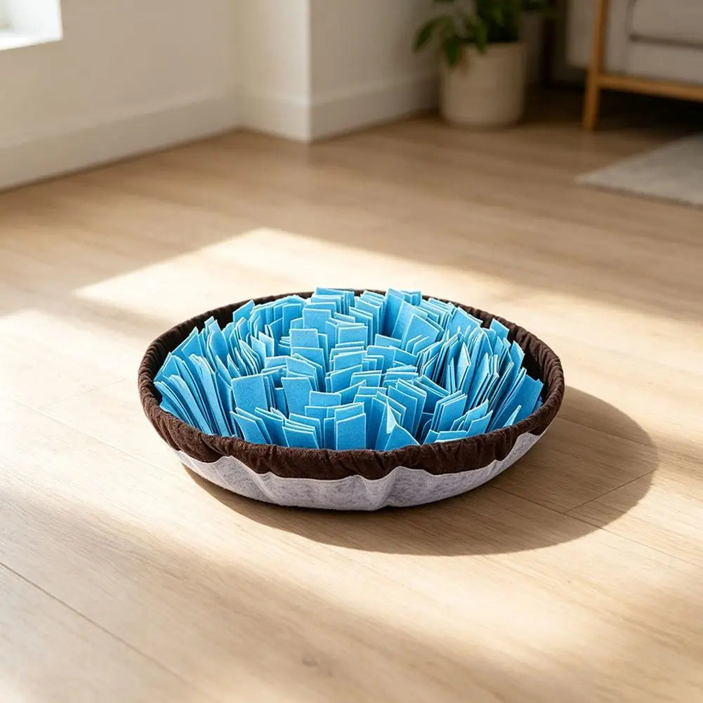 Tapete de busca para cães, jogo interativo de busca de alimentos, brinquedo em forma de tapete para alimentação lenta, ideal para o treino de cães, estimula as habilidades naturais de busca de alimentos.