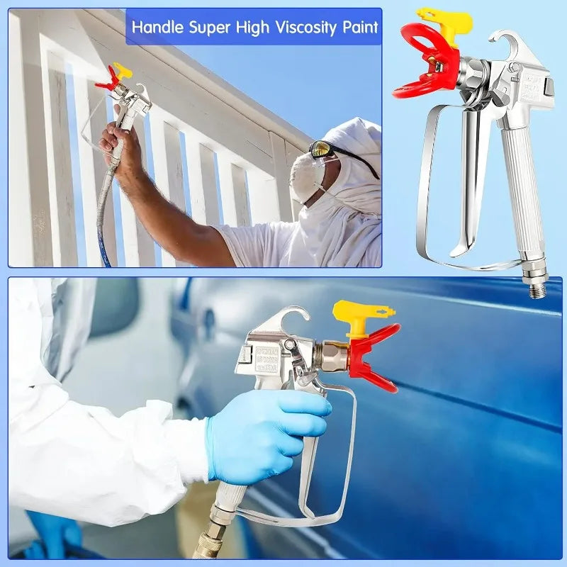 Bicos para Pistola de Pulverização Airless, Ferramentas de Pintura Airless, Conjunto de Bicos para Máquina de Pintura Airless, Protetor de Bicos