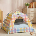Cama Tenda para Pets, Cesto Sofá Removível para Gatos, Casa Semi-fechada de Lona para Gatos, Caverna para Cães, Cama para Gatos para Decoração de Ambientes, Artigos para Pets