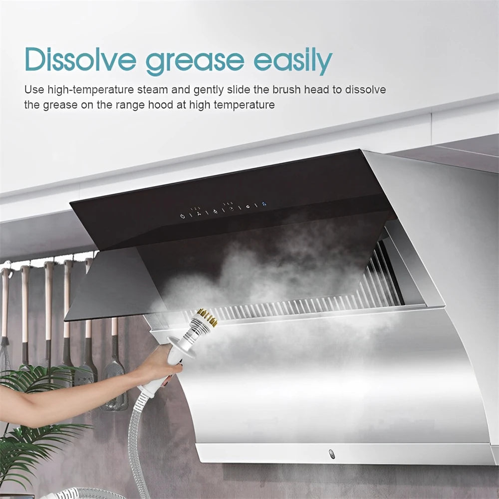 Limpador de esfregão a vapor para casa, limpador a vapor de alta temperatura, ar condicionado, máquina de limpeza de cozinha, esfregão a vapor para todos os pisos