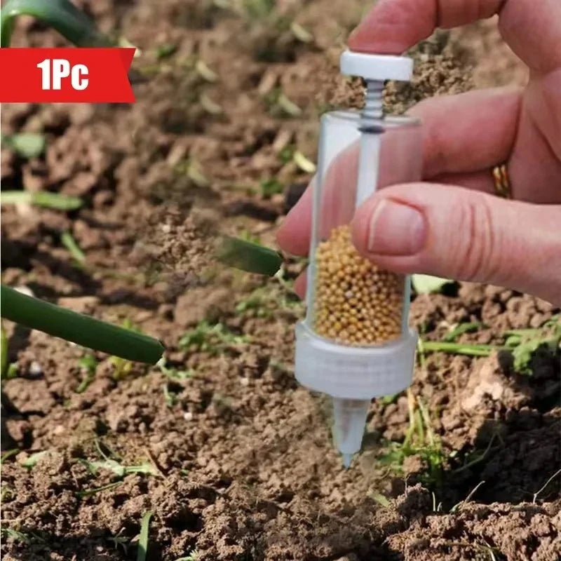 Dispensador de Sementes Portátil, Ferramenta Manual Mini para Plantio no Jardim, Essencial para Vasos de Flores e Canteiros