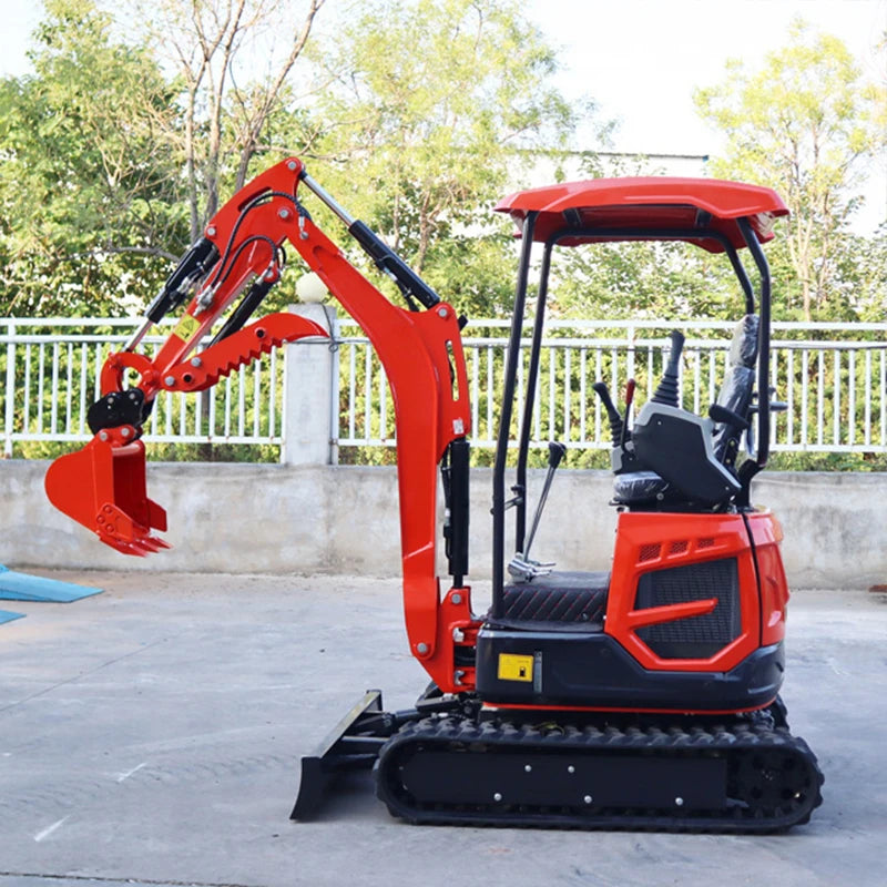 Mini Escavadeira de 1.8 Toneladas com Motor Kubota, Hidráulica, Pequena Escavadeira de Esteira, Certificação CE EPA EURO5 para Projetos de Agricultura e Reforma