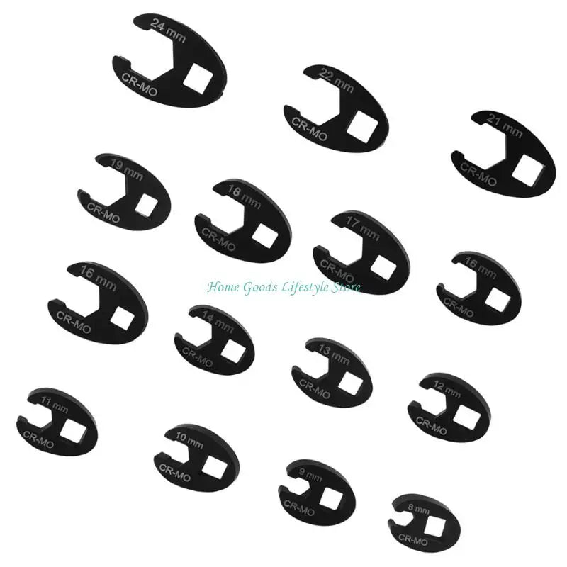 E74E Profissional 15pcs ergonômico chave catraca 3/8 polegadas para trabalho Mecânico
