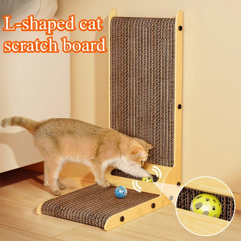 Gato arranhando placa gato brinquedos de madeira resistente ao desgaste e resistente a riscos post gato móveis treinamento moagem garra brinquedos sofá