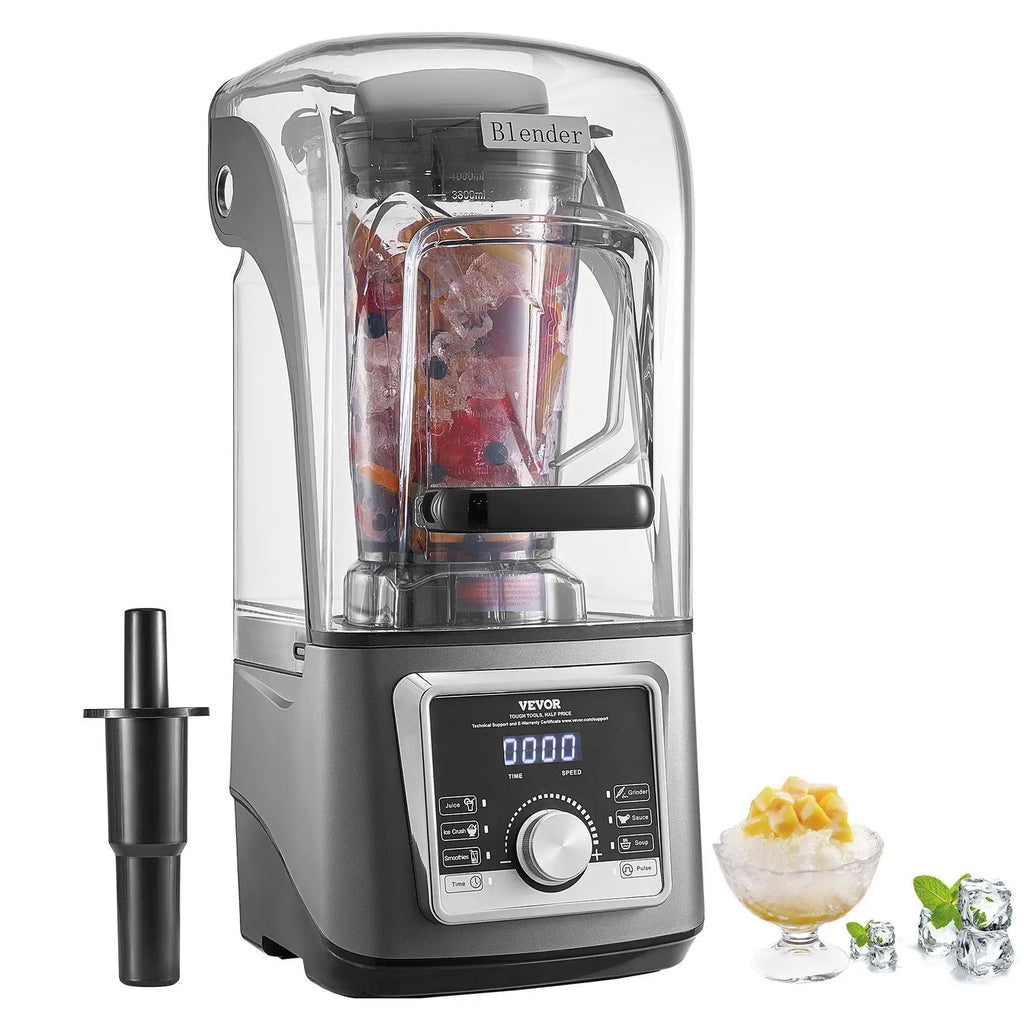 Smoothie Blender 135 Oz 1400W Knob Control Ice Crushing Kitchen Use