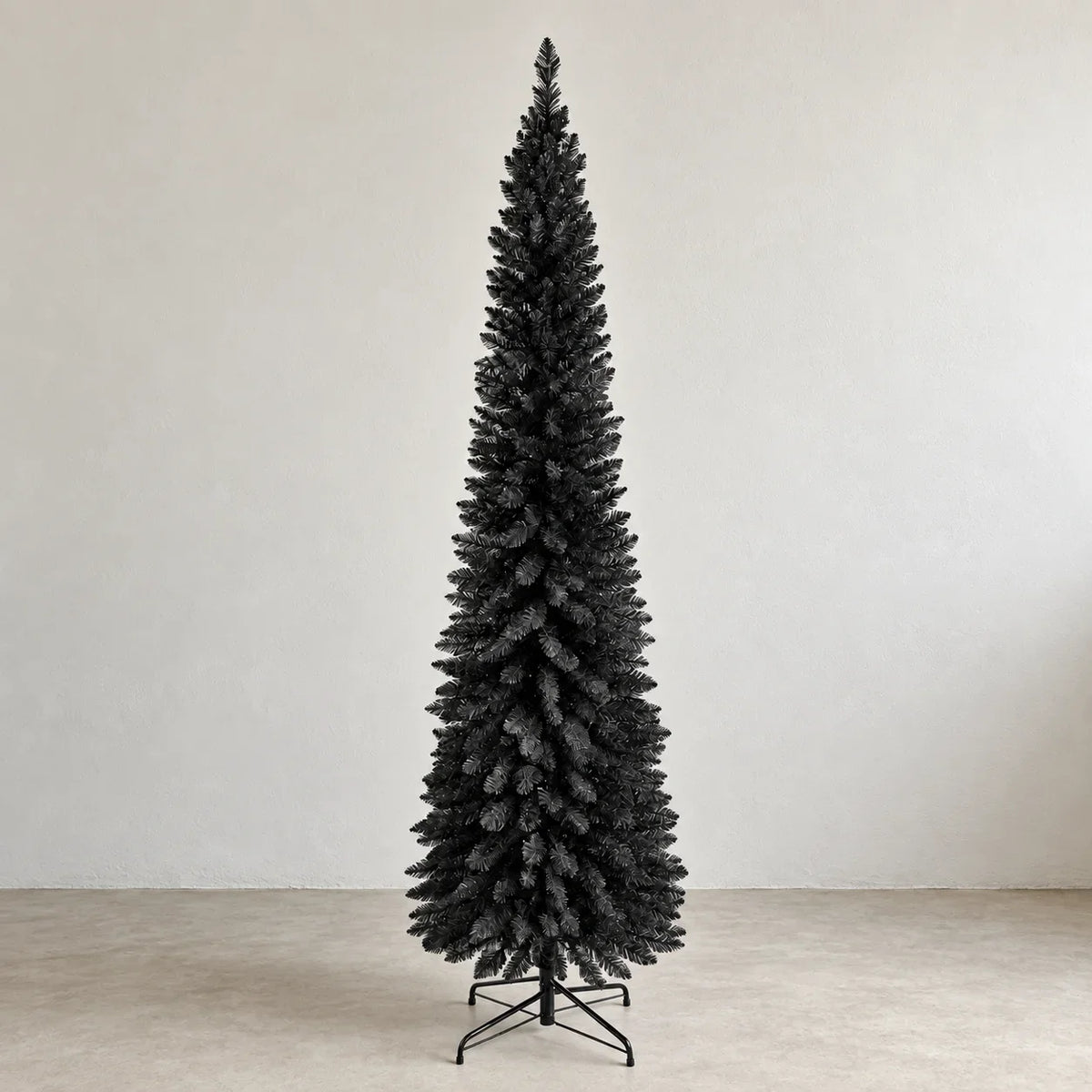 Árvore de Natal artificial preta, árvore decorativa para o Halloween, ideal para casa, escritório ou festas