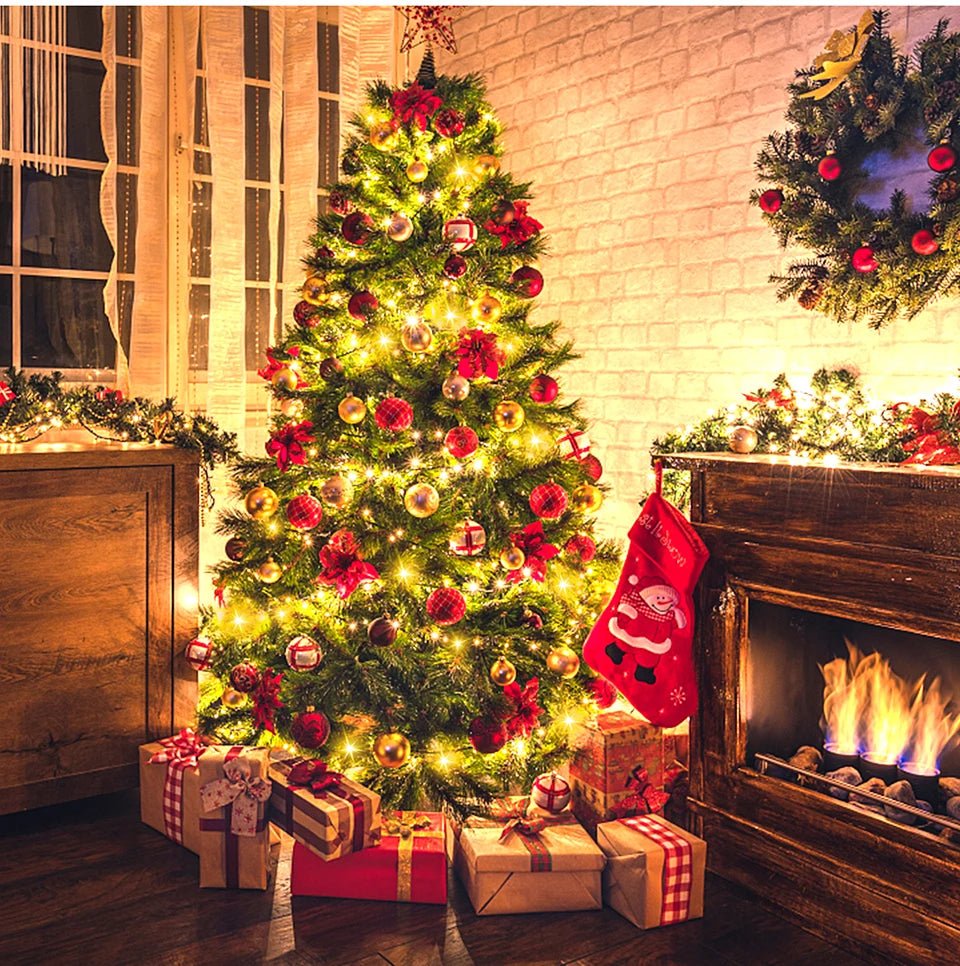 Luzes de corda LED para decoração de Natal à prova d'água, plugue UE/EUA 24V, guirlanda de luzes de fadas para decoração de quarto de jardim ao ar livre