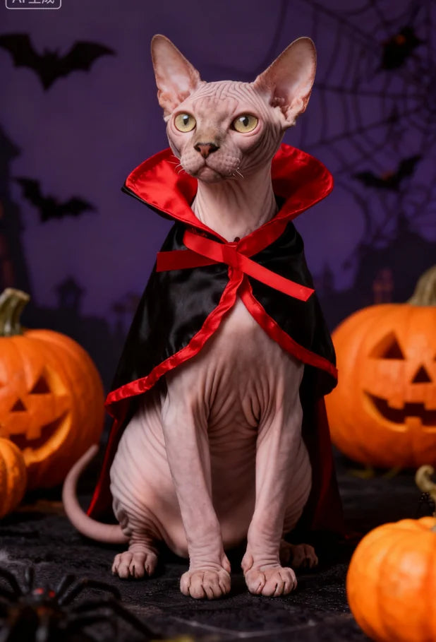 Halloween natal capa mágica pet transformar traje para gatos cães avançados vestuário festivo roupas para animais de estimação accessories255