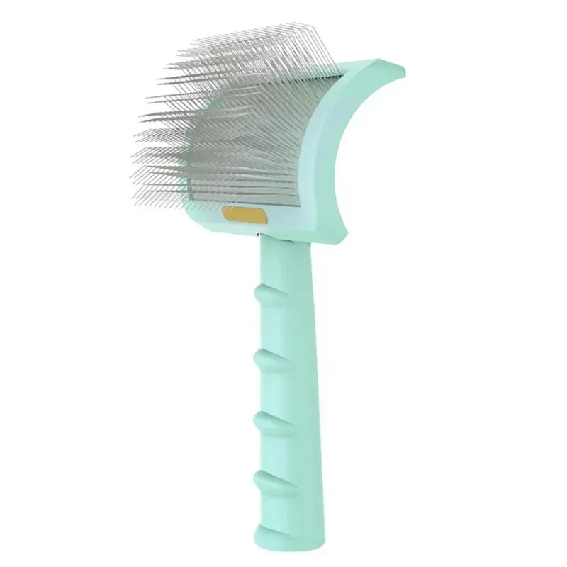 Cão aliciamento pente derramar cabelo remover agulha escova slicker massagem nó aberto pente ferramenta de cabelo grande cão suprimentos para animais de estimação acessórios