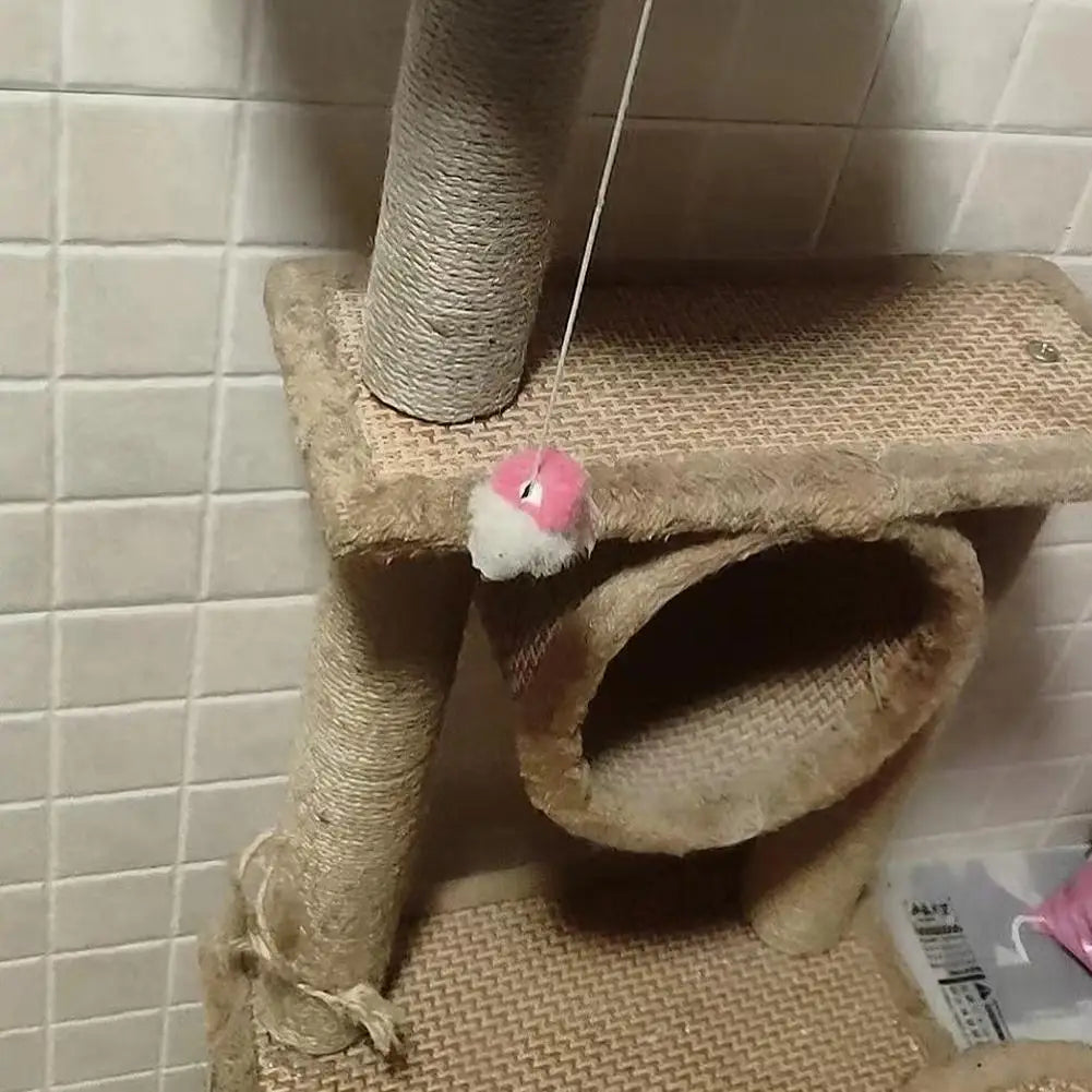 Poste Arranhador de Sisal para Gatos, Brinquedo Anti-Arranhões para Cuidado das Garras, Peças de Reposição Destacáveis DIY para Árvore de Gatos, Suprimentos Domésticos para Gatos de Estimação