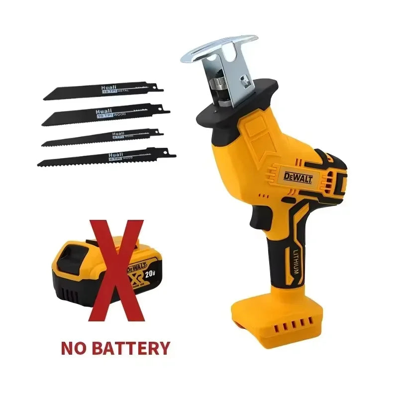 Serra Sabre Elétrica Dewalt 20V Sem Escovas: Serra Multifuncional com Motor Potente para Corte de Metal, Madeira e Tubos